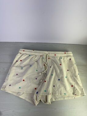 Wild Fox multi colors Heart Shorts size X-Large